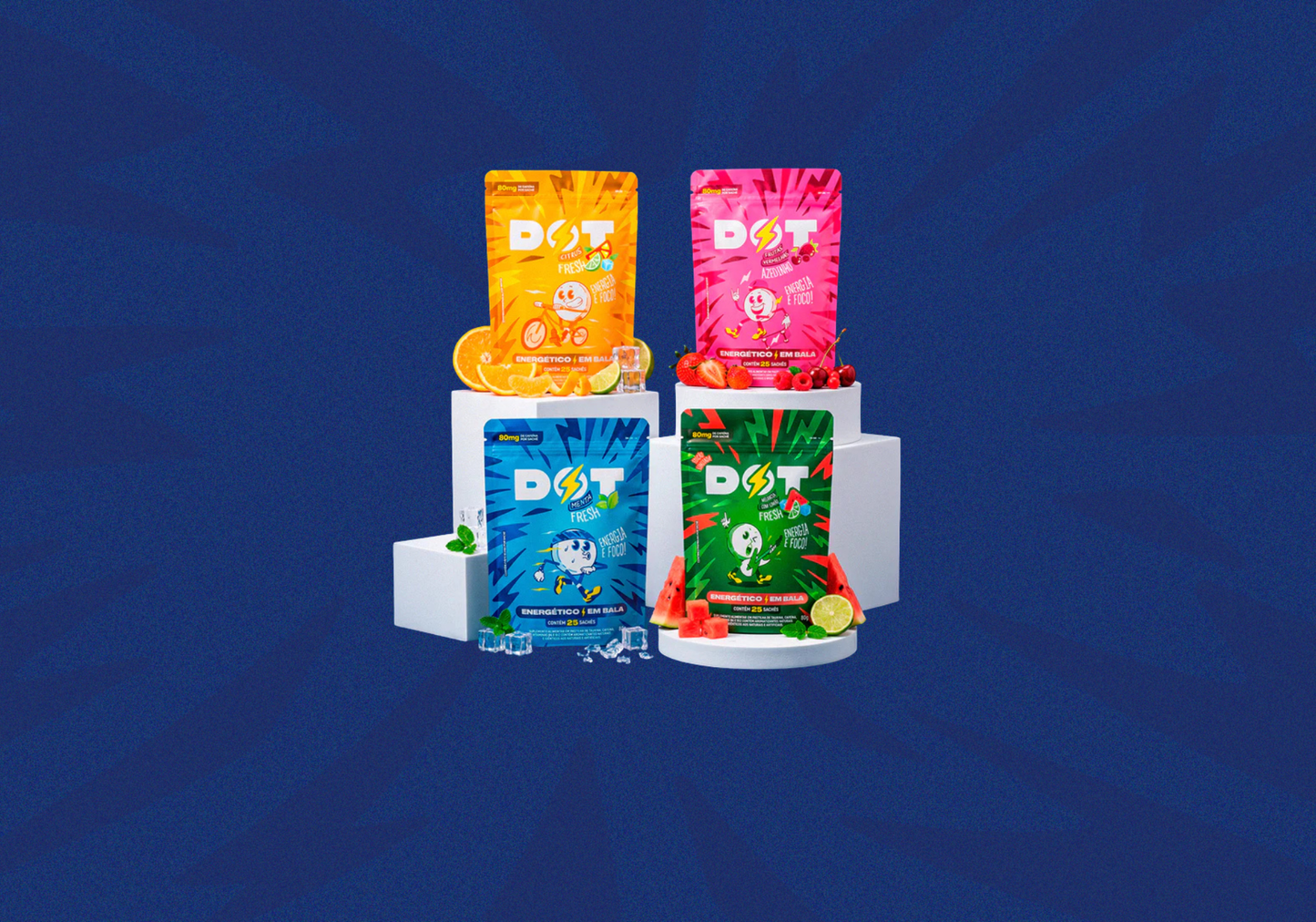 Mini Pouch - Frutas Vermelhas