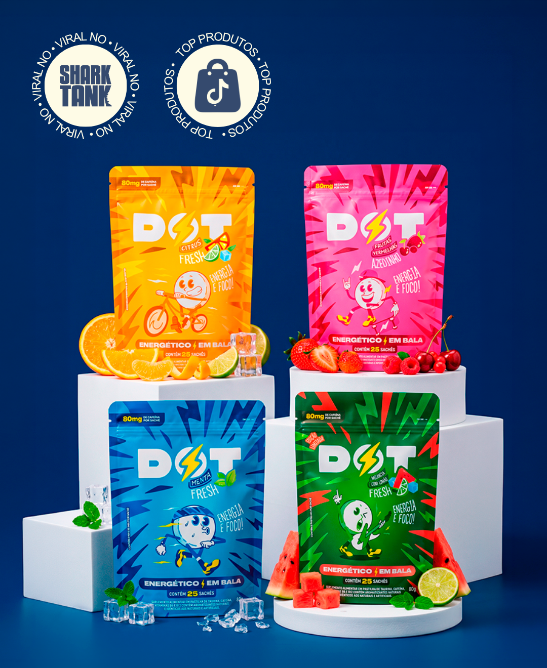 Mini Pouch - Frutas Vermelhas