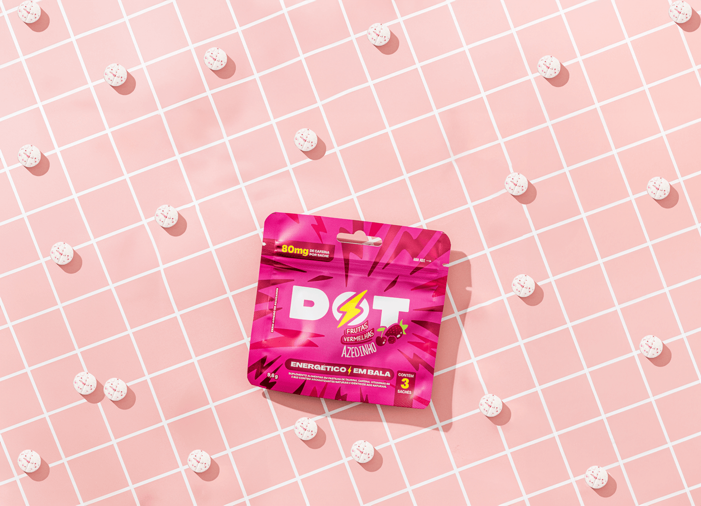 Mini Pouch - Frutas Vermelhas